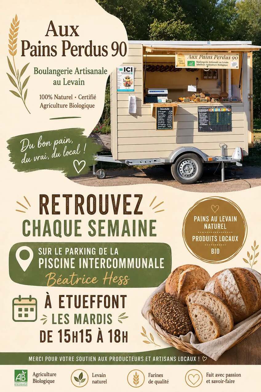 Du bon pain bio et artisanal à Étueffont