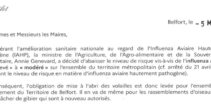 Information importante