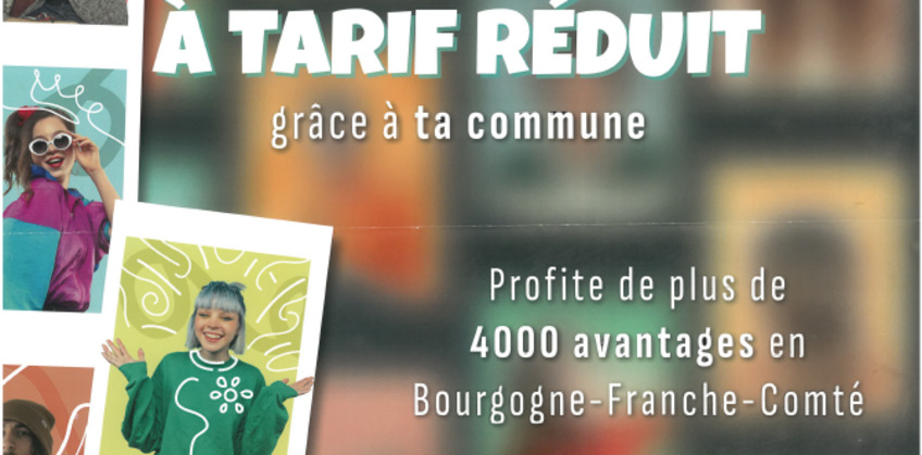 La Carte Avantages Jeunes est disponible en mairie