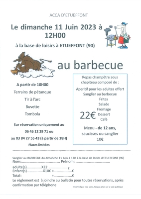 ACCA - Repas champêtre