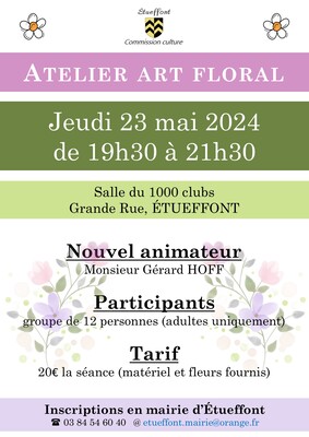 Atelier art floral