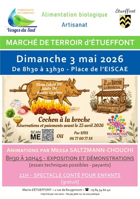 Marché biologique de terroir et d'artisanat
