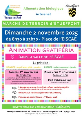 Marché biologique de terroir et d'artisanat