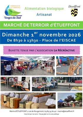 Marché biologique de terroir et d'artisanat