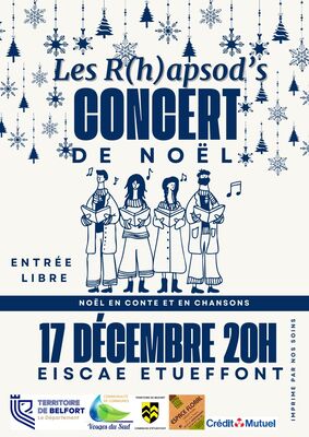 Les R(h)apsod's - Concert de Noël
