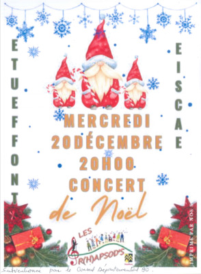 Les R(H)APSOD'S - Concert de Noël